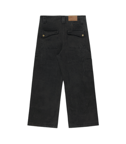 Double Knee Carpenter Trouser Washed Black