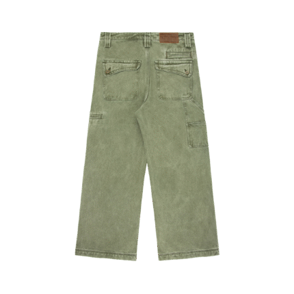 Double Knee Carpenter Trouser Washed Green