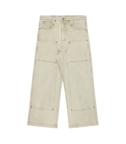 Double Knee Carpenter Trouser Washed Stone
