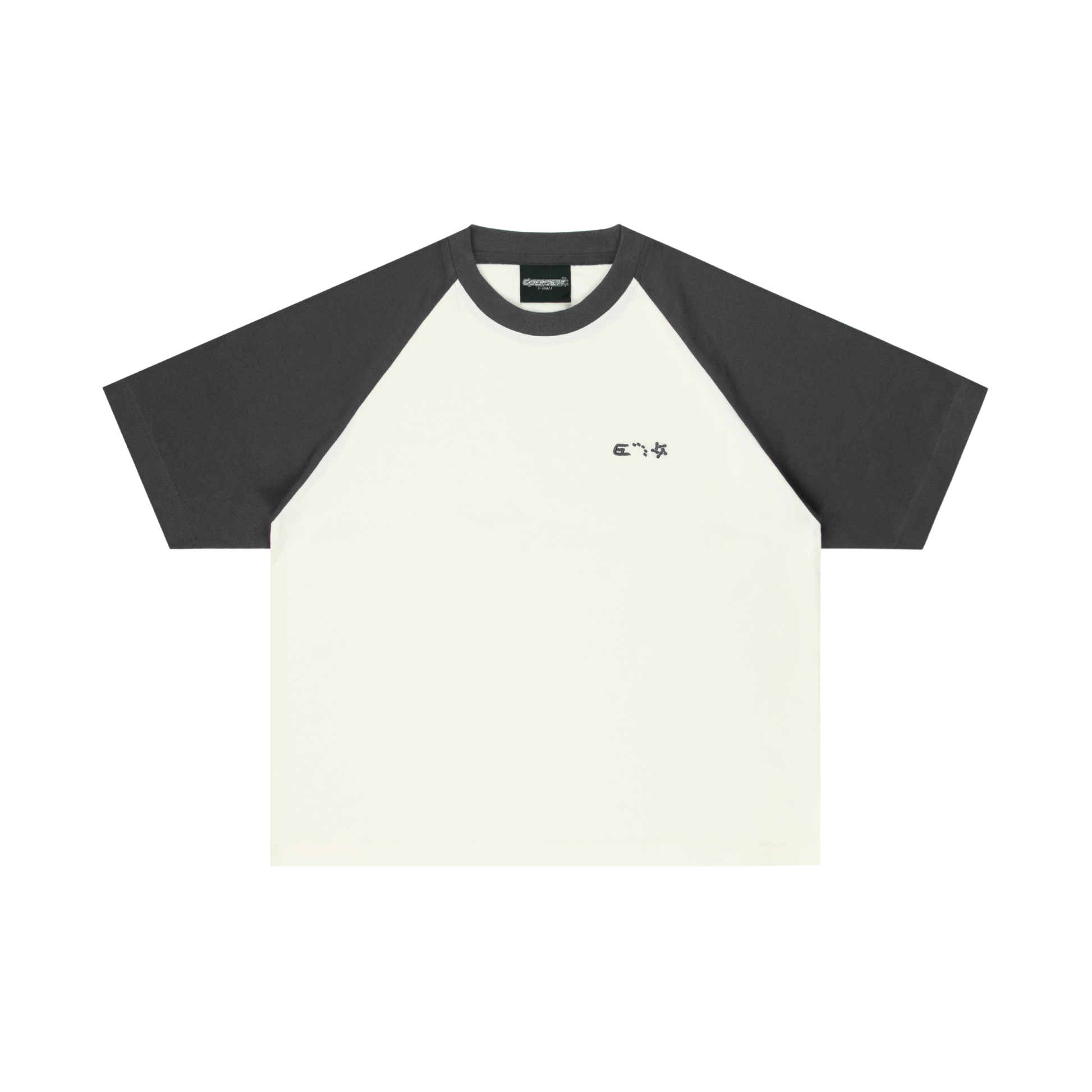 Experiment Five Raglan Tee Charcoal