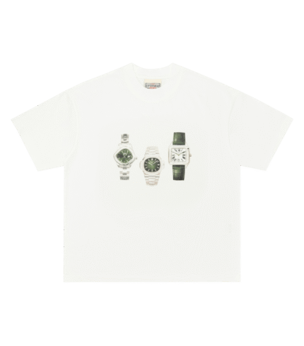 Experiment Five Watch Tee White